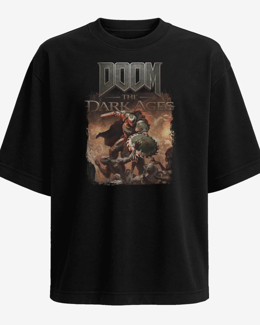 Polera Oversize Doom Dark Ages