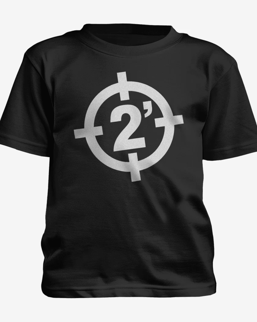 Polera de niño Negro de 2 minutos 