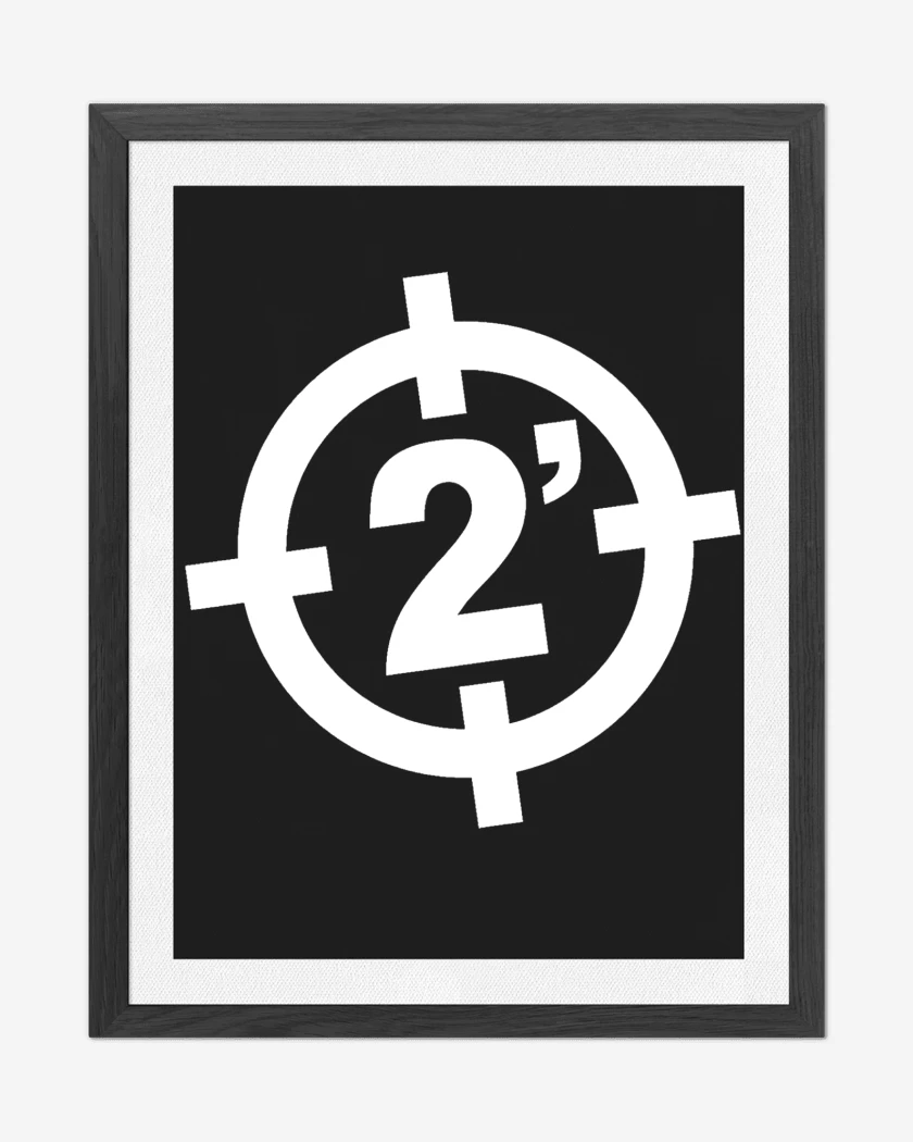 Cuadro decorativo 2 minutos 