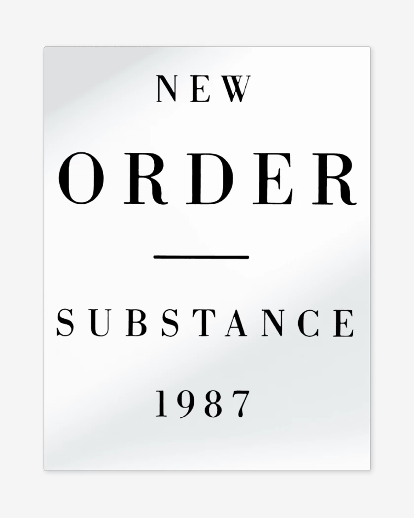 Print metalico Blanco de Substance 1987
