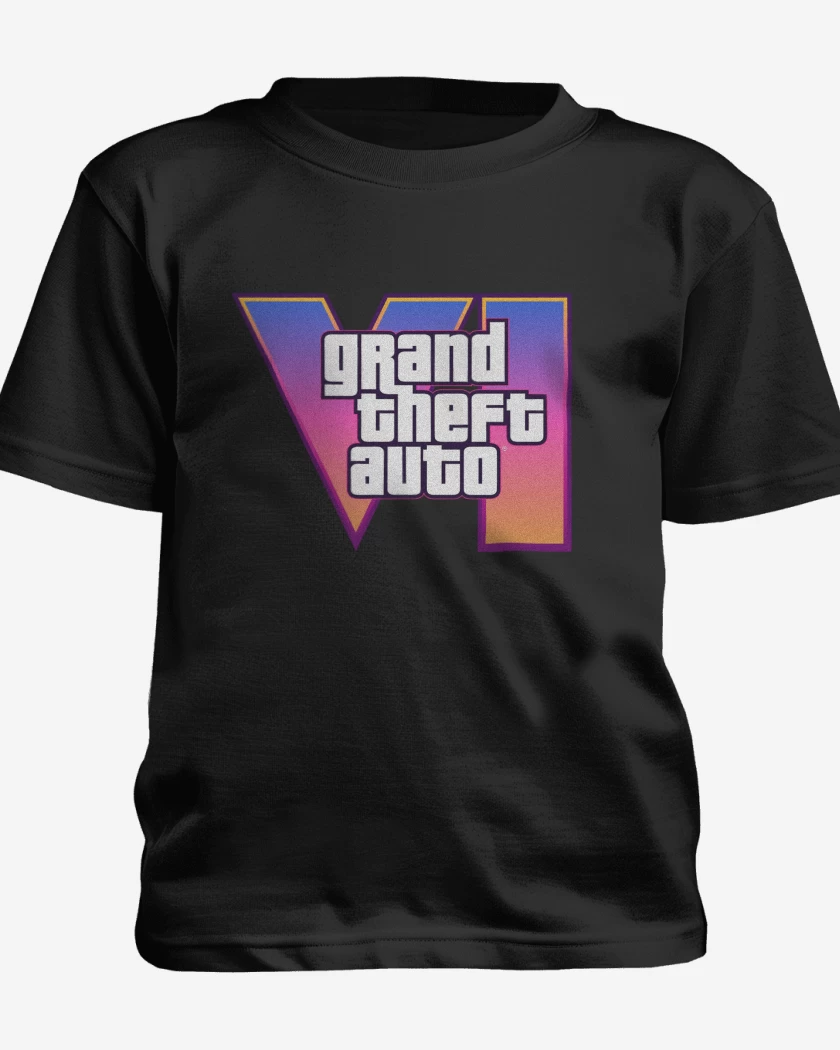Polera de niño Negro de GTA VI