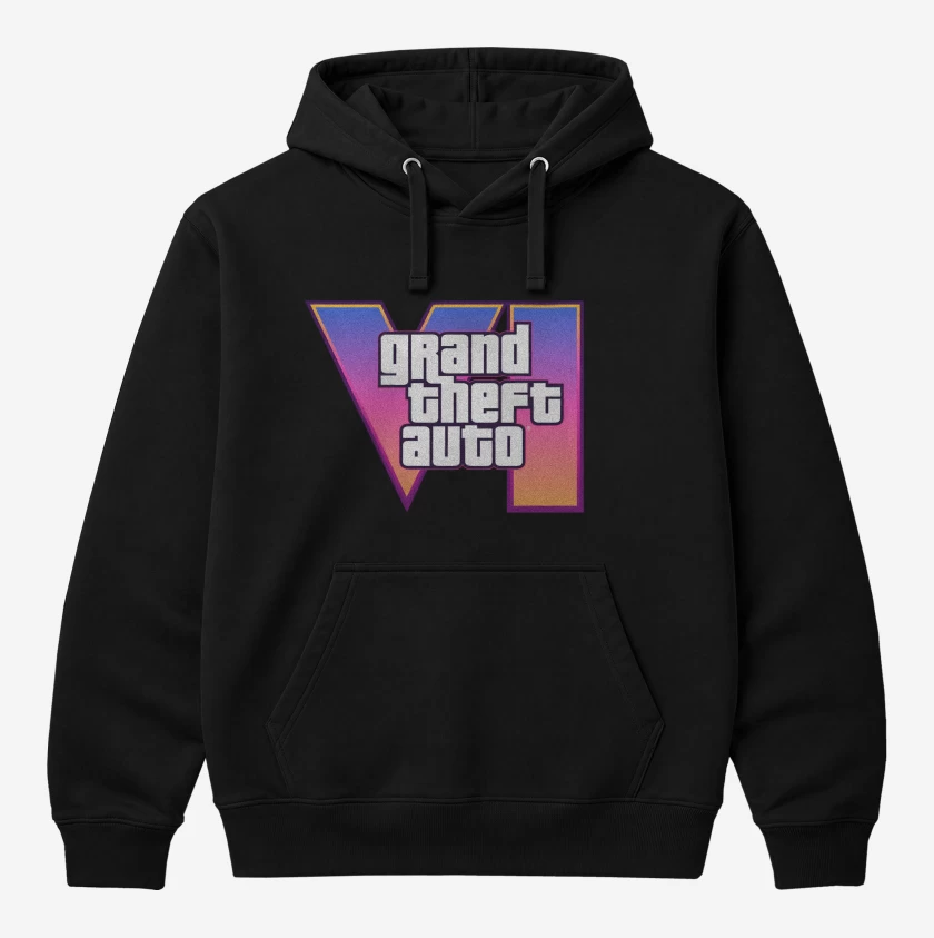 Polerón Canguro Negro de GTA VI