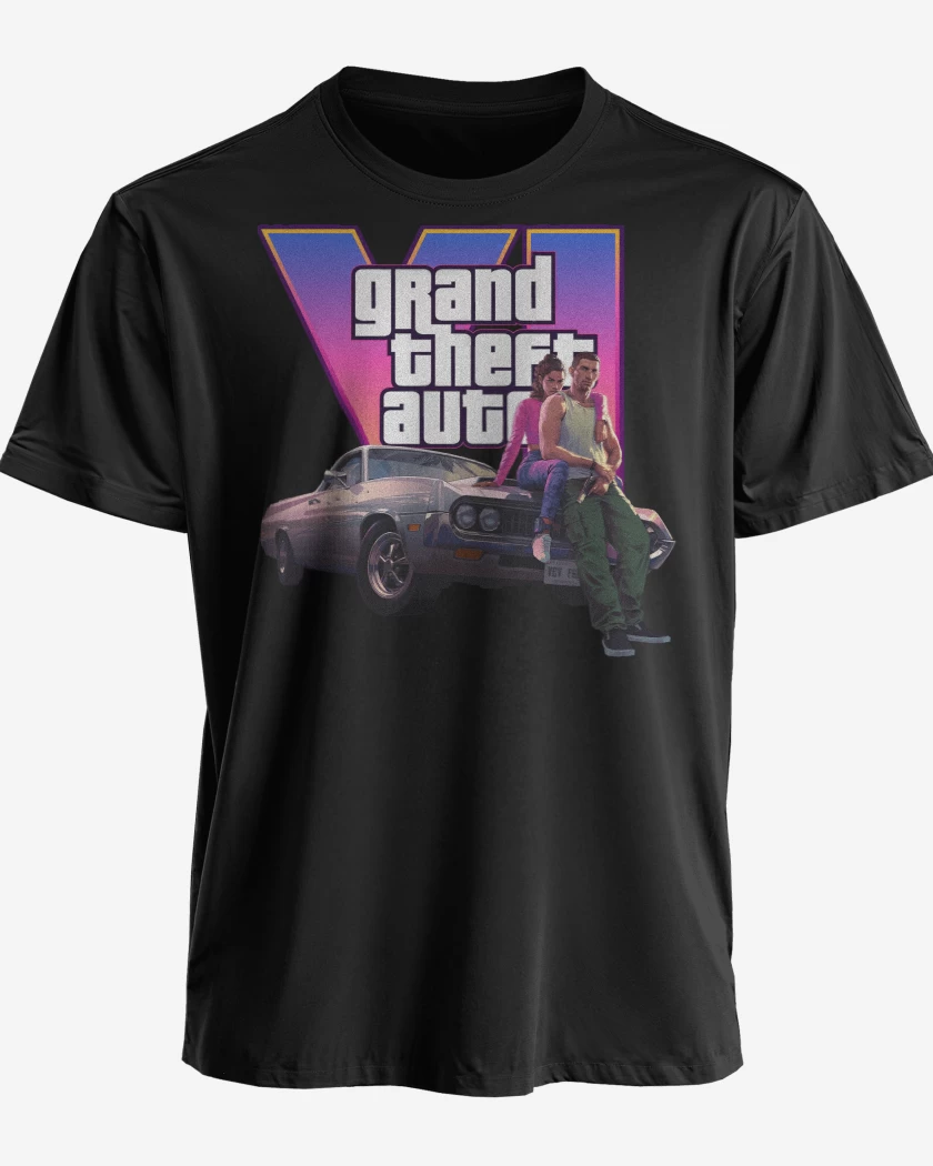 Polera GTA VI Jason & Lucia