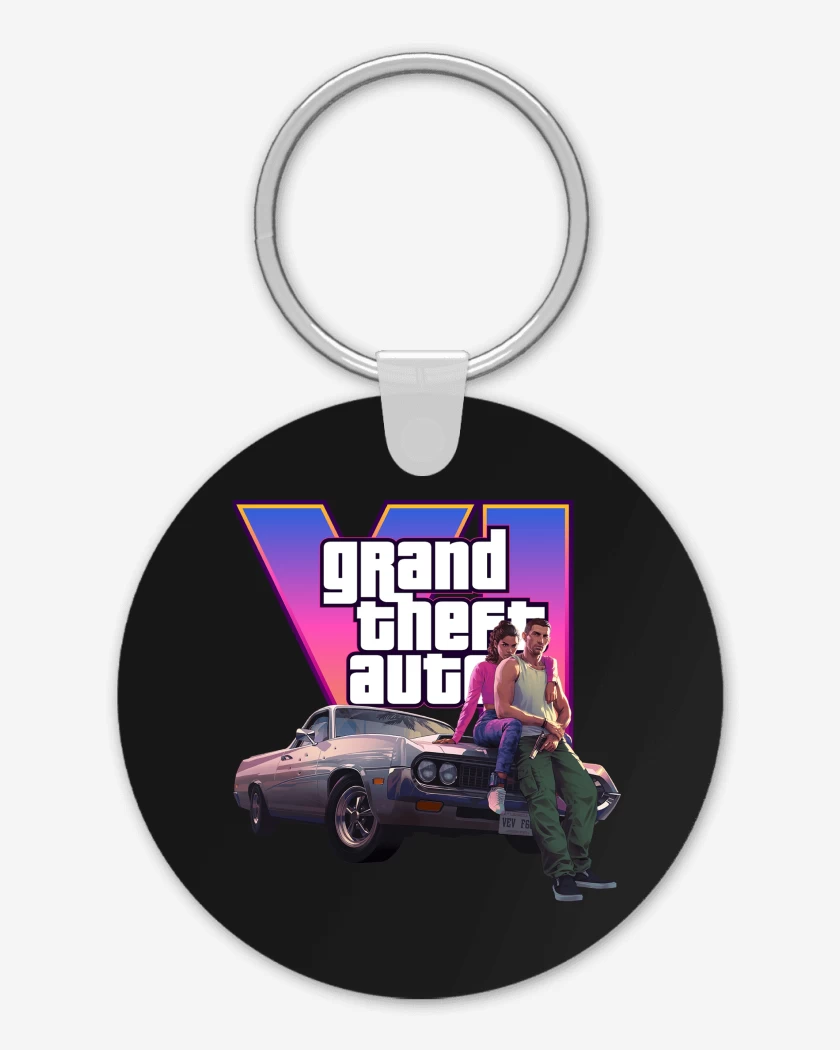 Llavero GTA VI Jason & Lucia