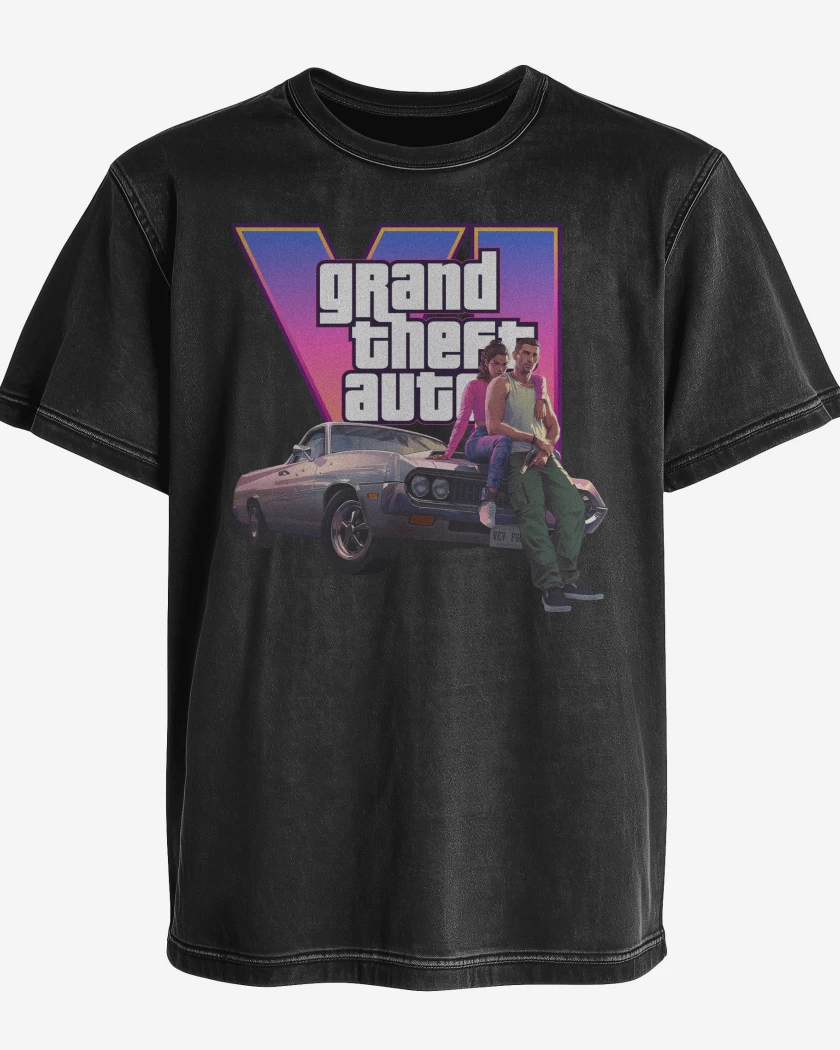 Polera desgastada GTA VI Jason & Lucia