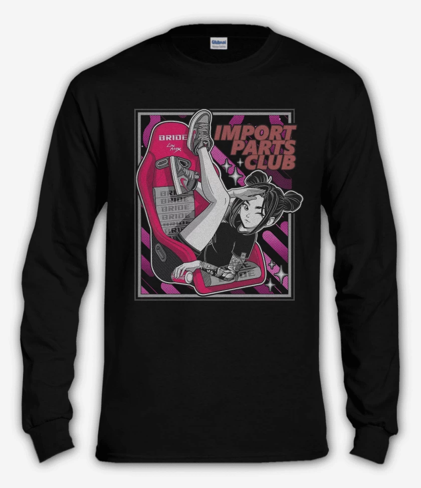 Polera manga larga Auto Parts