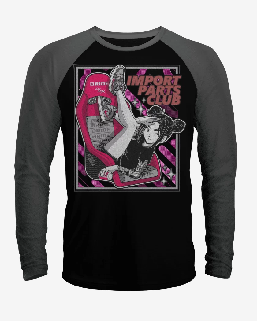 Polera Raglan Auto Parts