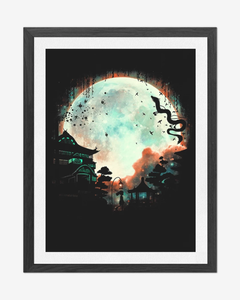 Cuadro decorativo Negro de Shihiro full color