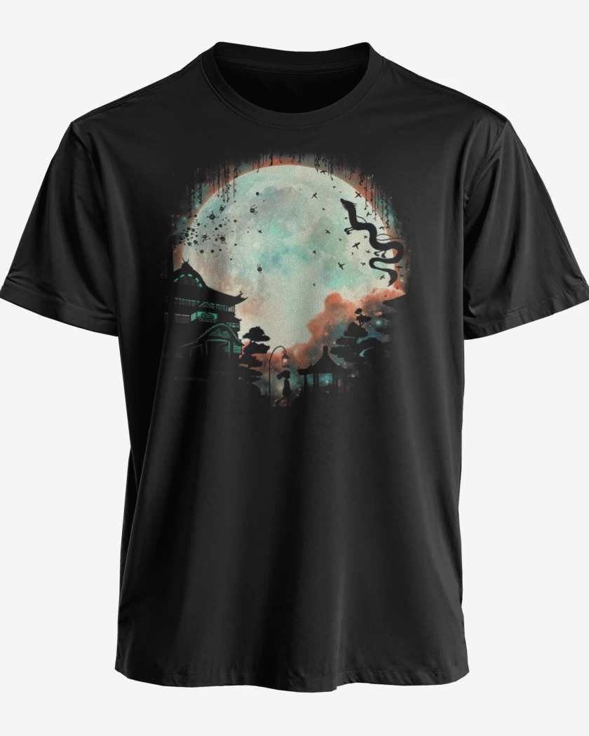 Polera premium Negro de Shihiro full color