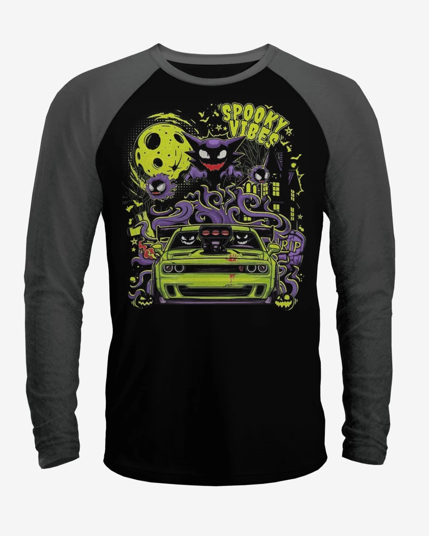 Polera Raglan Gengar cars