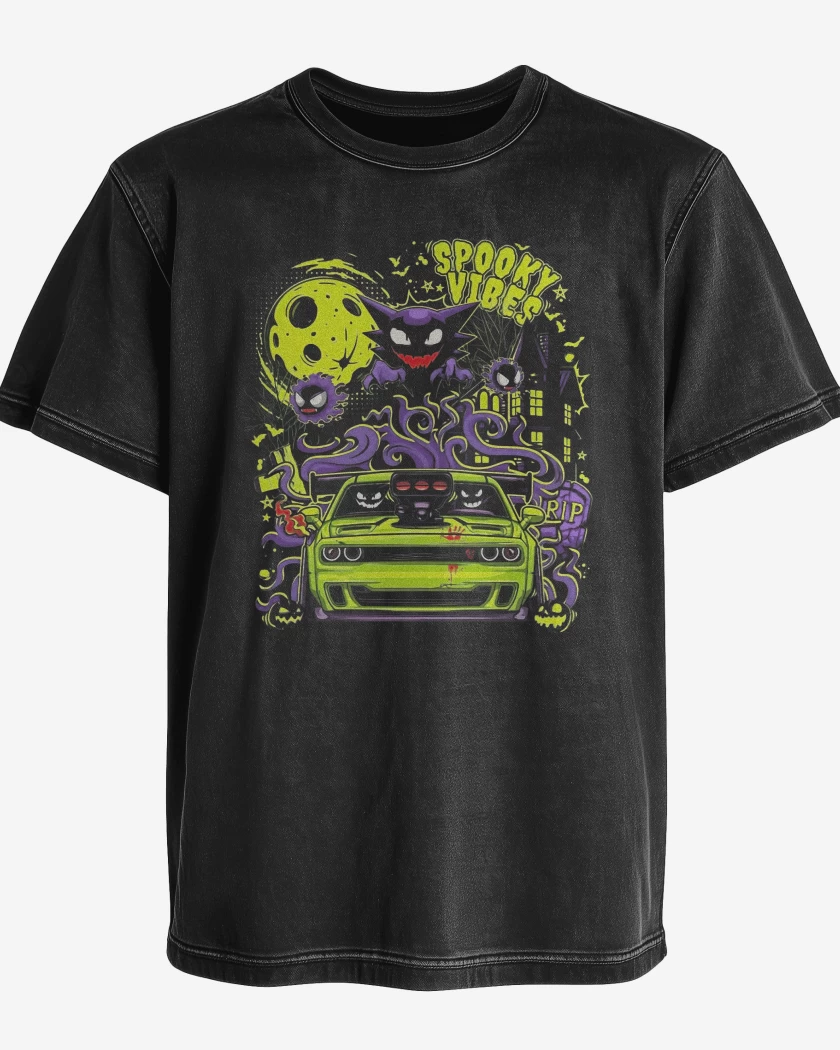 Polera desgastada Gengar cars