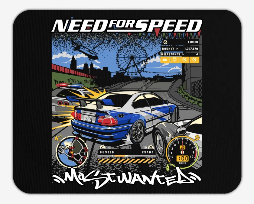 Mousepad Most Wanted