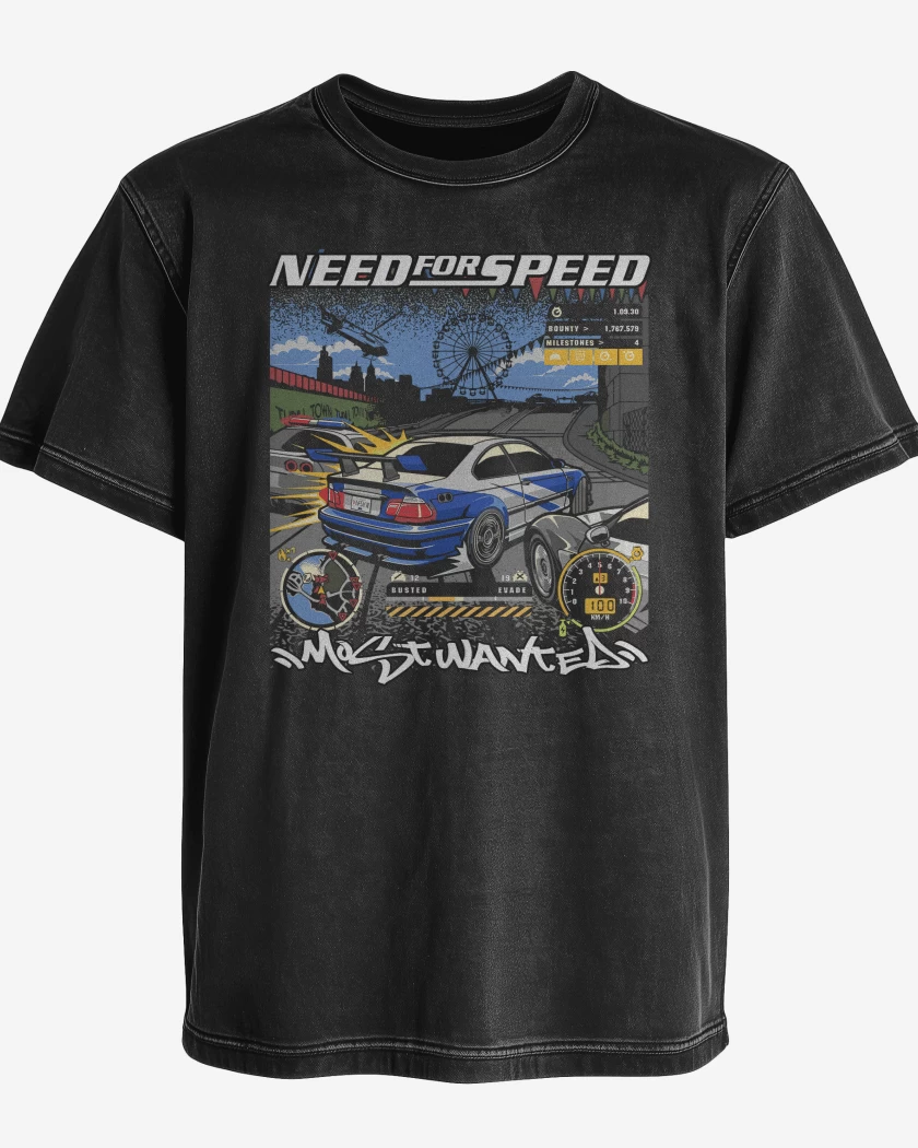 Polera desgastada Most Wanted