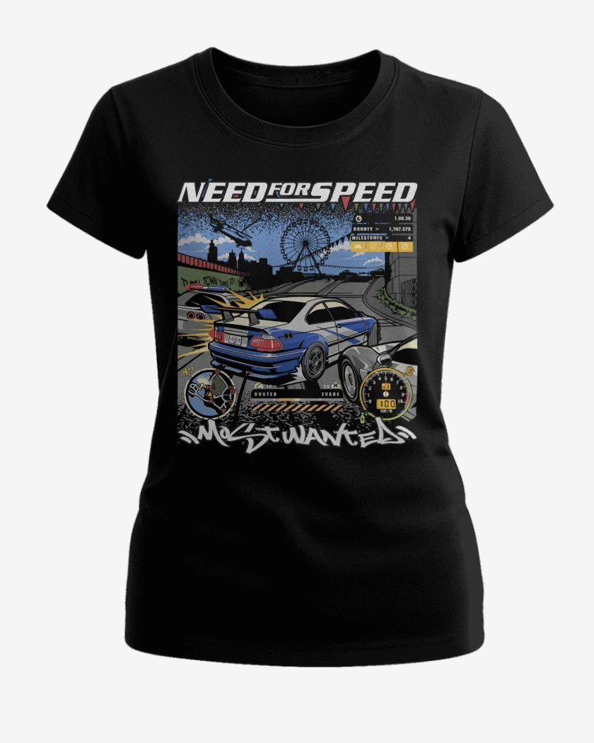 Polera de Mujer Negro de Most Wanted