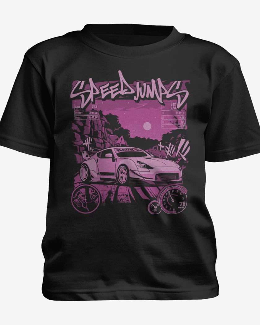 Polera de niño Negro de Speed Porsche