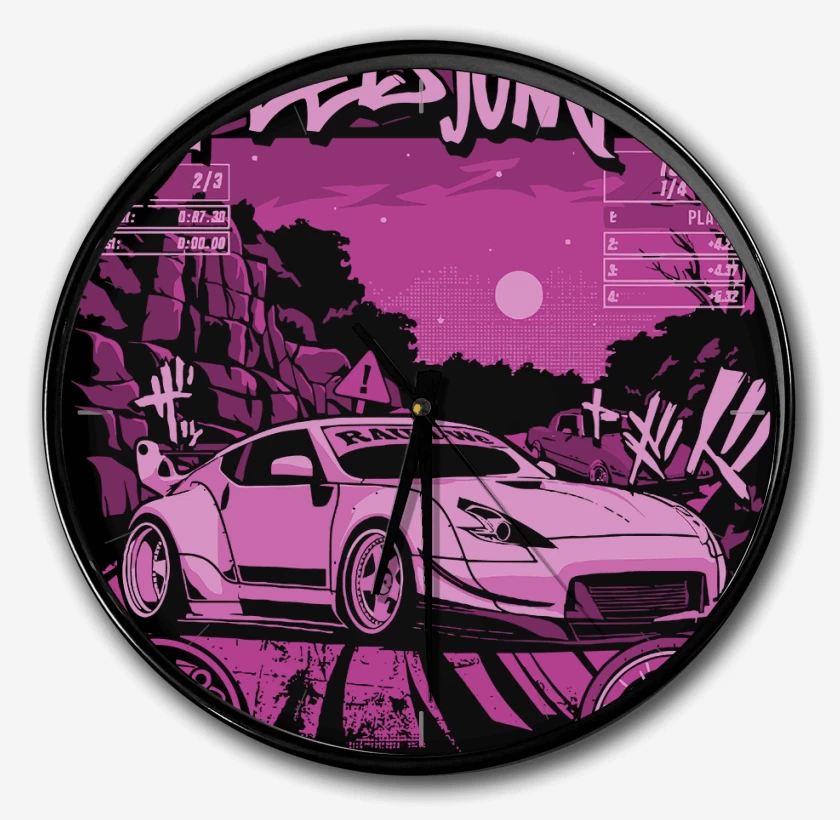 Reloj Negro de Speed Porsche