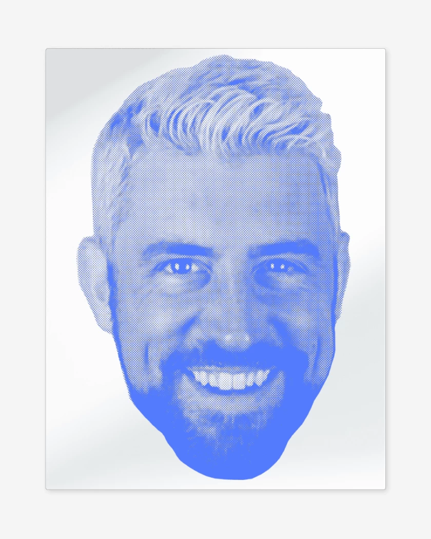 Print metalico Blanco de I Believe in Joe Hendry