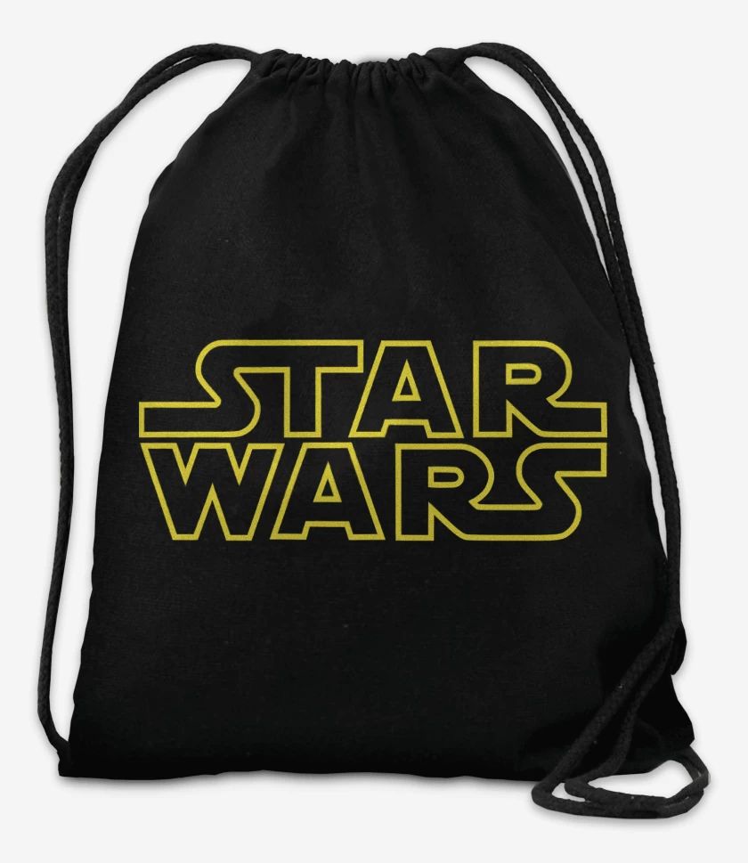 Mochila Negro de Star Wars Logo