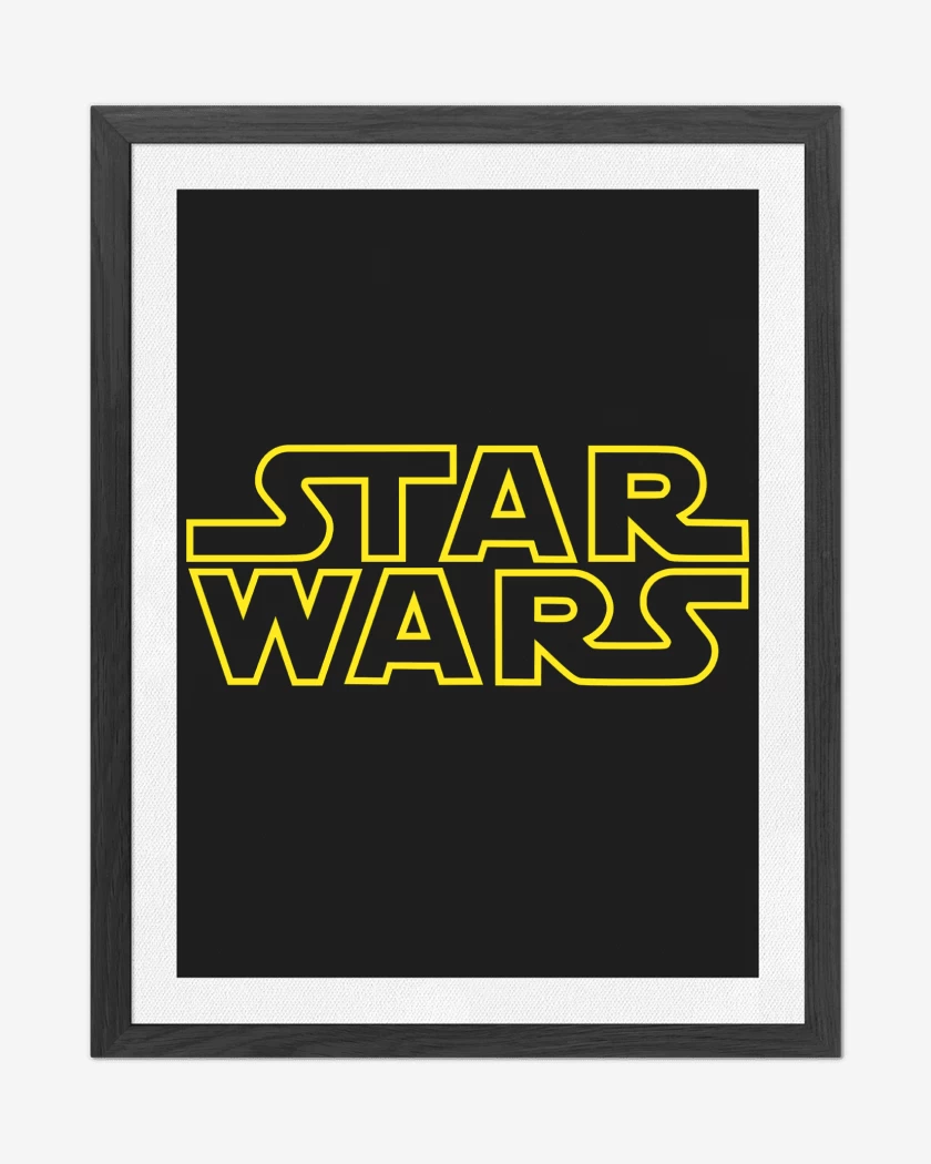 Cuadro decorativo Star Wars Logo