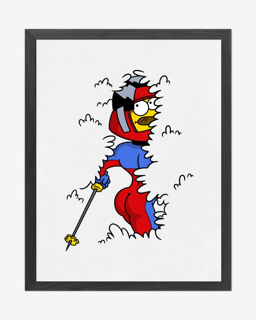 Cuadro decorativo Blanco de Estupido y Sensual Flanders