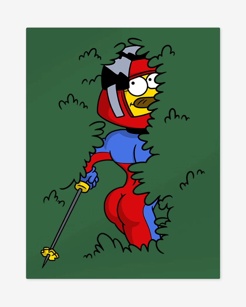 Print metalico Verde jade de Estupido y Sensual Flanders
