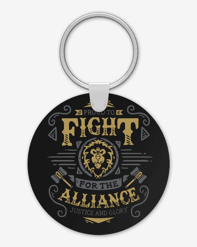 Llavero Negro de Fight for the Alliance
