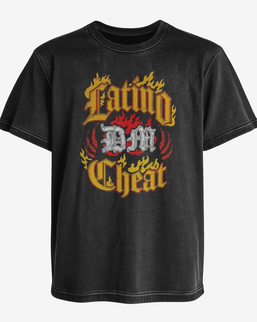 Polera desgastada Latino Cheat