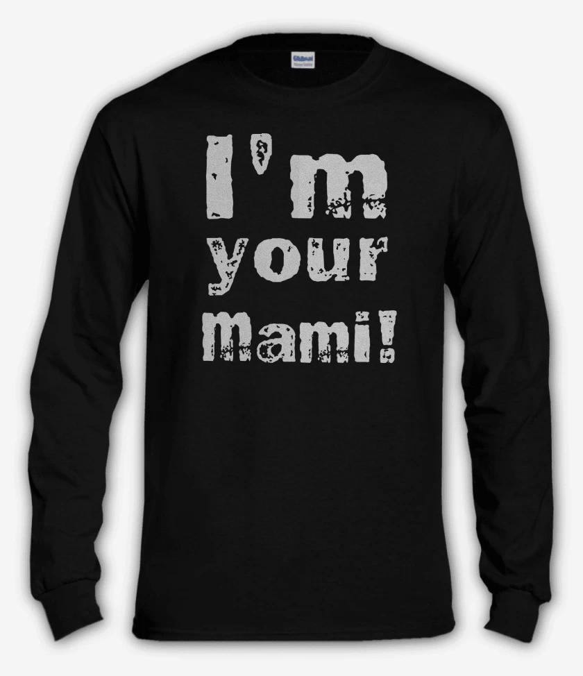 Polera manga larga Negro de Im Your Mami