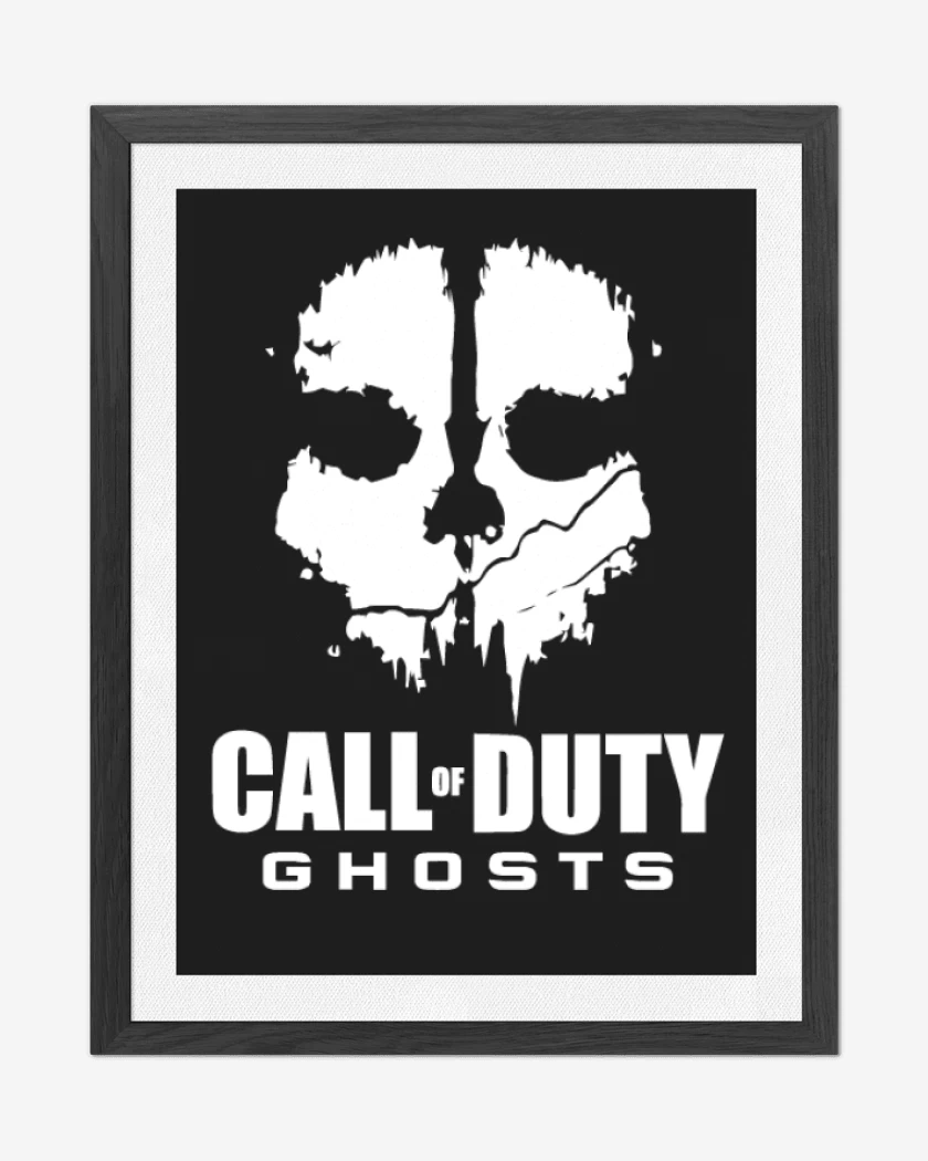 Cuadro decorativo Negro de Ghost