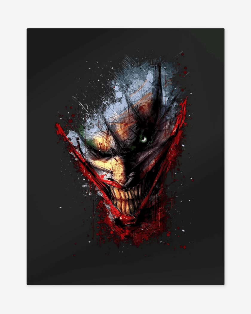 Print metalico Payaso full color