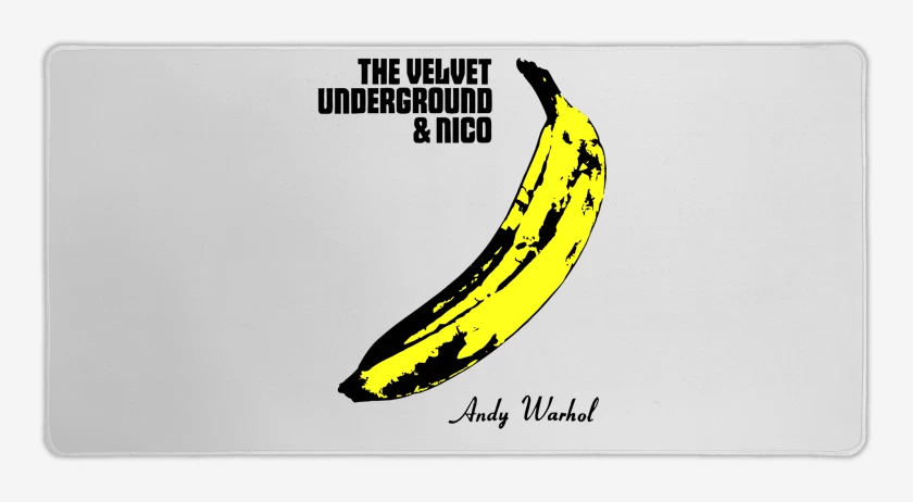 Mouse pad Gamer Blanco de The Velvet Underground Andy Warhol