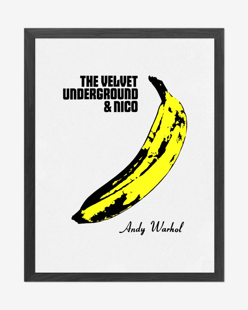 Cuadro decorativo Blanco de The Velvet Underground Andy Warhol