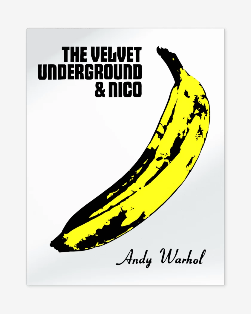 Print metalico The Velvet Underground Andy Warhol