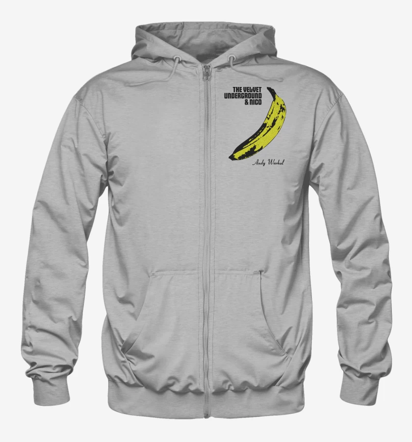 Poleron Canguro con cierre The Velvet Underground Andy Warhol