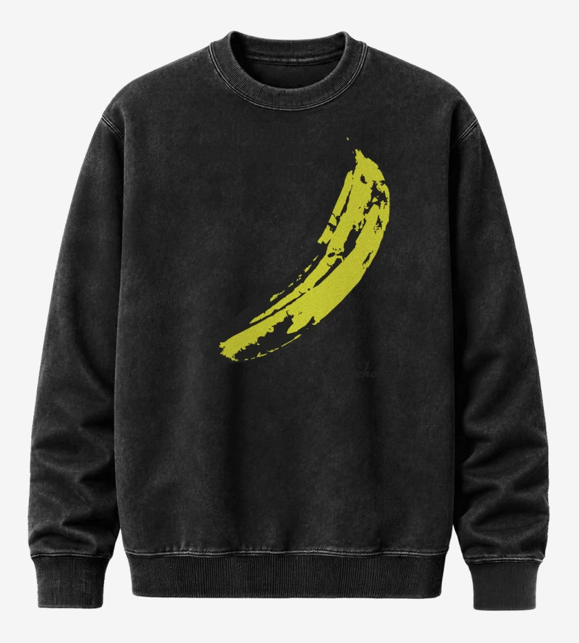 Poleron Polo Acid Wash Negro de The Velvet Underground Andy Warhol