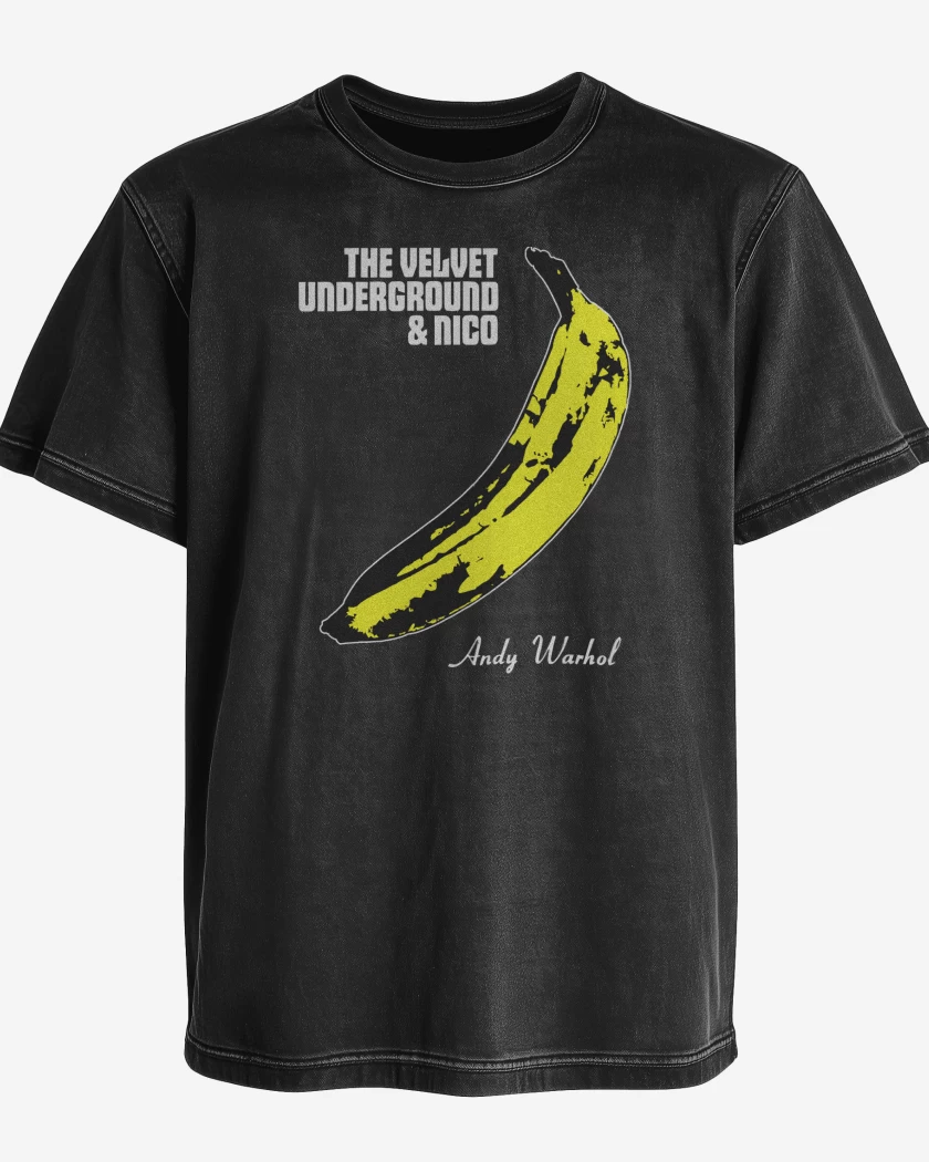 Polera desgastada Andy Warhol The Velvet Underground
