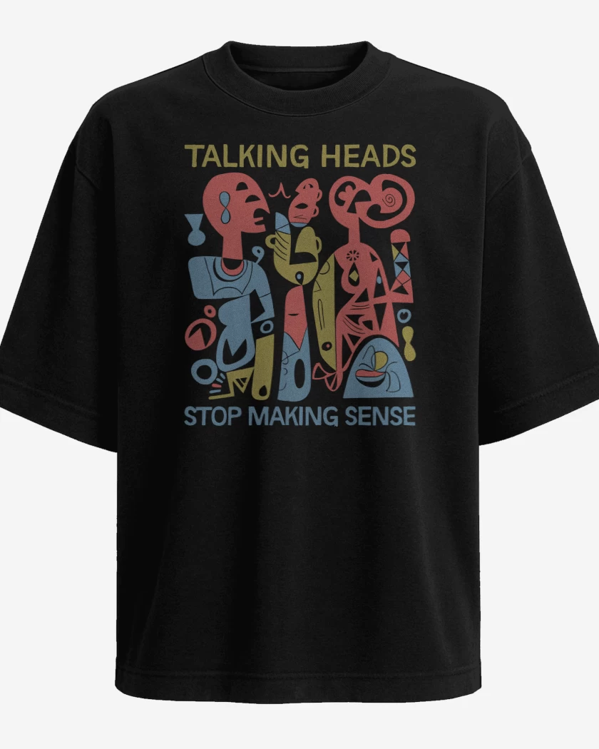 Polera Oversize Talking Heads Stop Making Sense