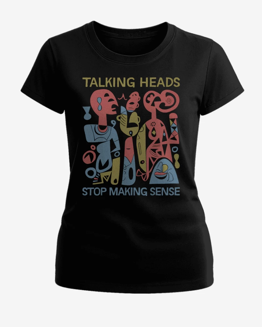 Polera de Mujer Negro de Talking Heads Stop Making Sense