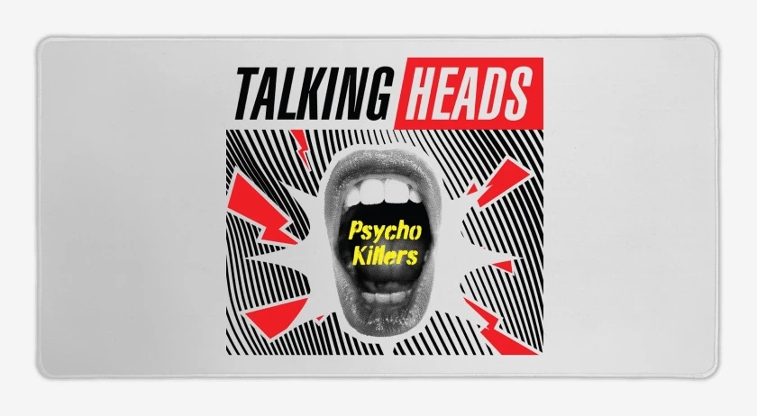 Mouse pad Gamer Blanco de Psycho Talking Heads