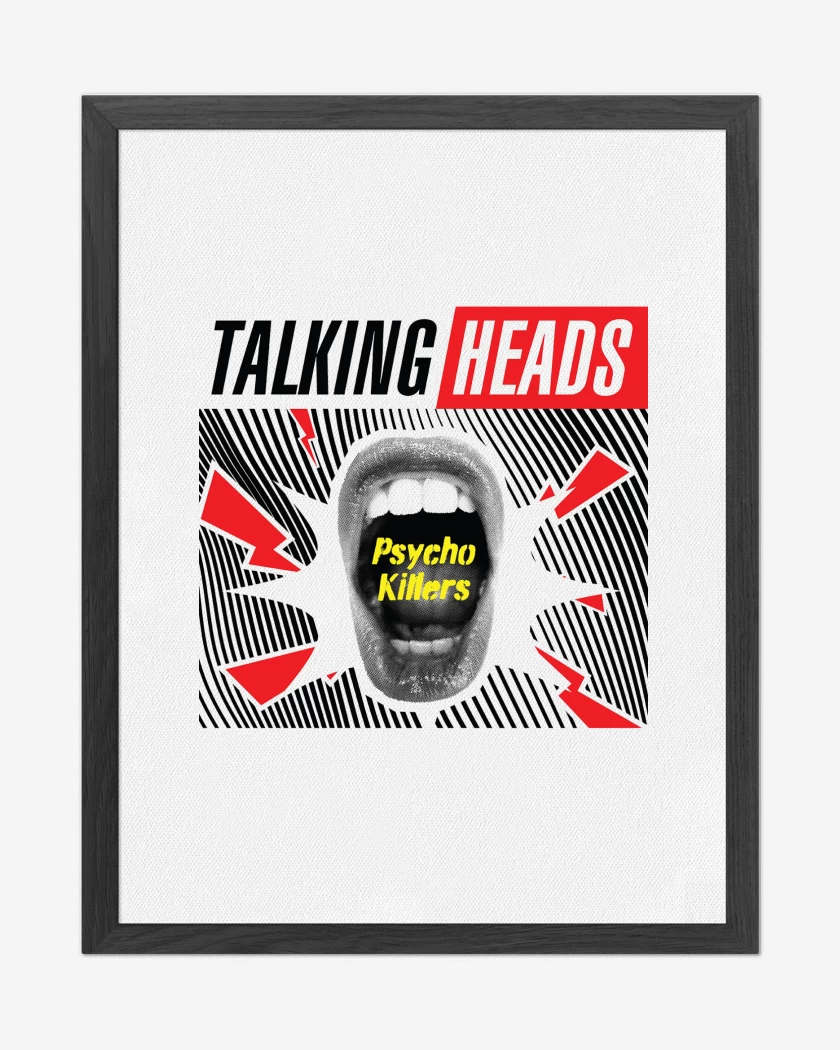 Cuadro decorativo Psycho Talking Heads