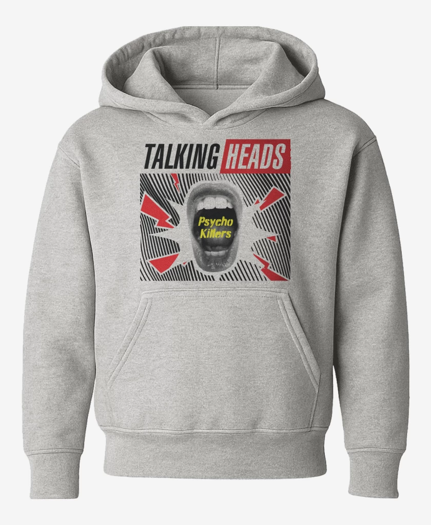 Poleron de niño Gris Melange de Psycho Talking Heads