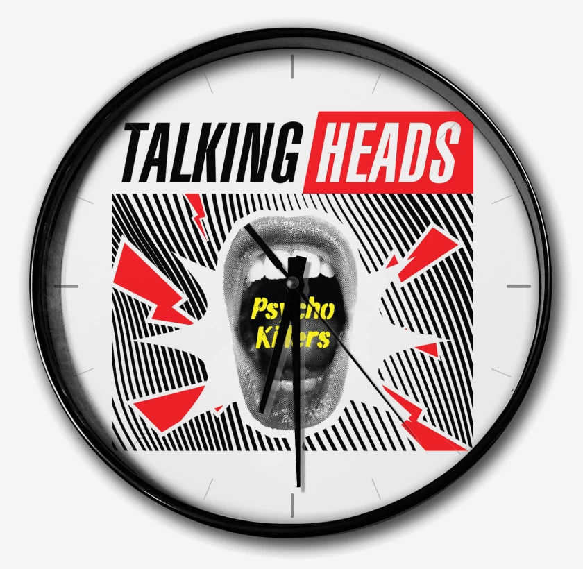 Reloj Blanco de Psycho Talking Heads