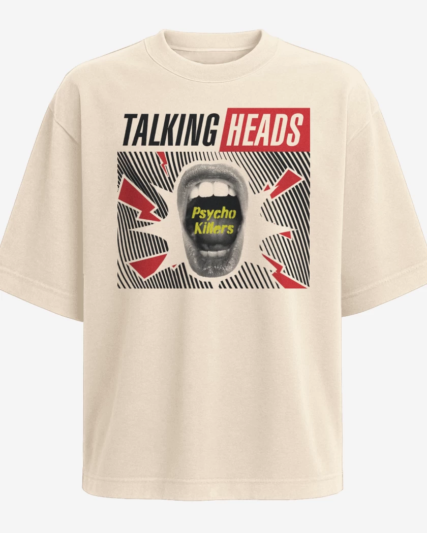 Polera Oversize Psycho Talking Heads