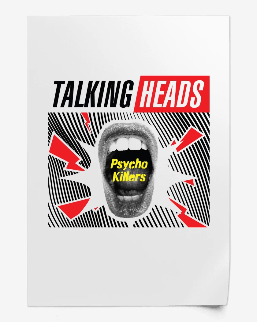 Print Psycho Talking Heads