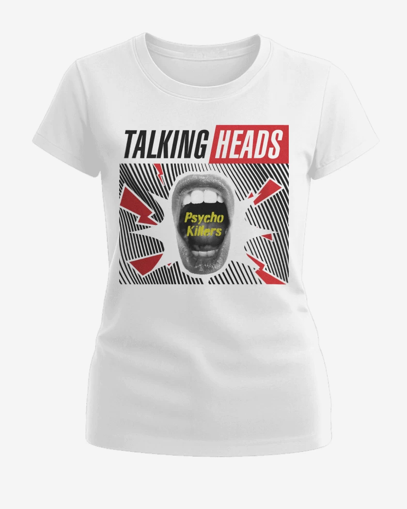 Polera de Mujer Blanco de Psycho Talking Heads
