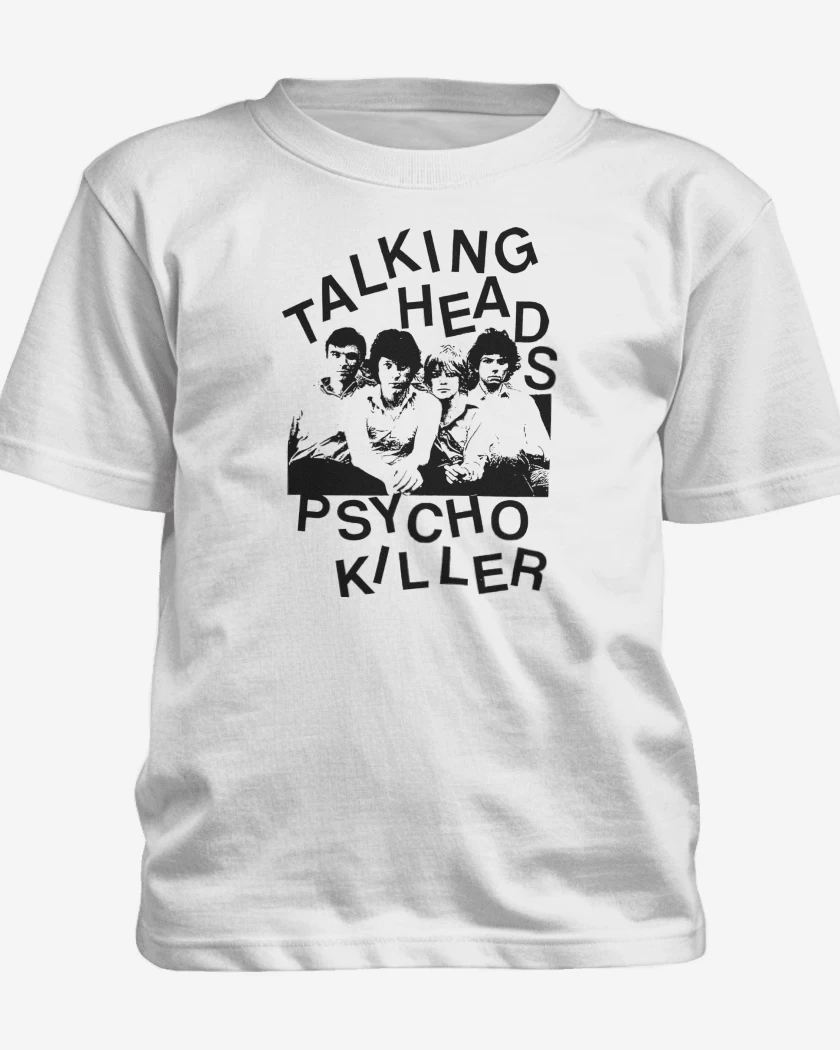 Polera de niño Blanco de Talking Heads Band