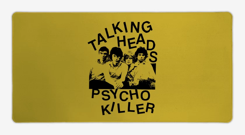 Mouse pad Gamer Amarillo de Talking Heads Band
