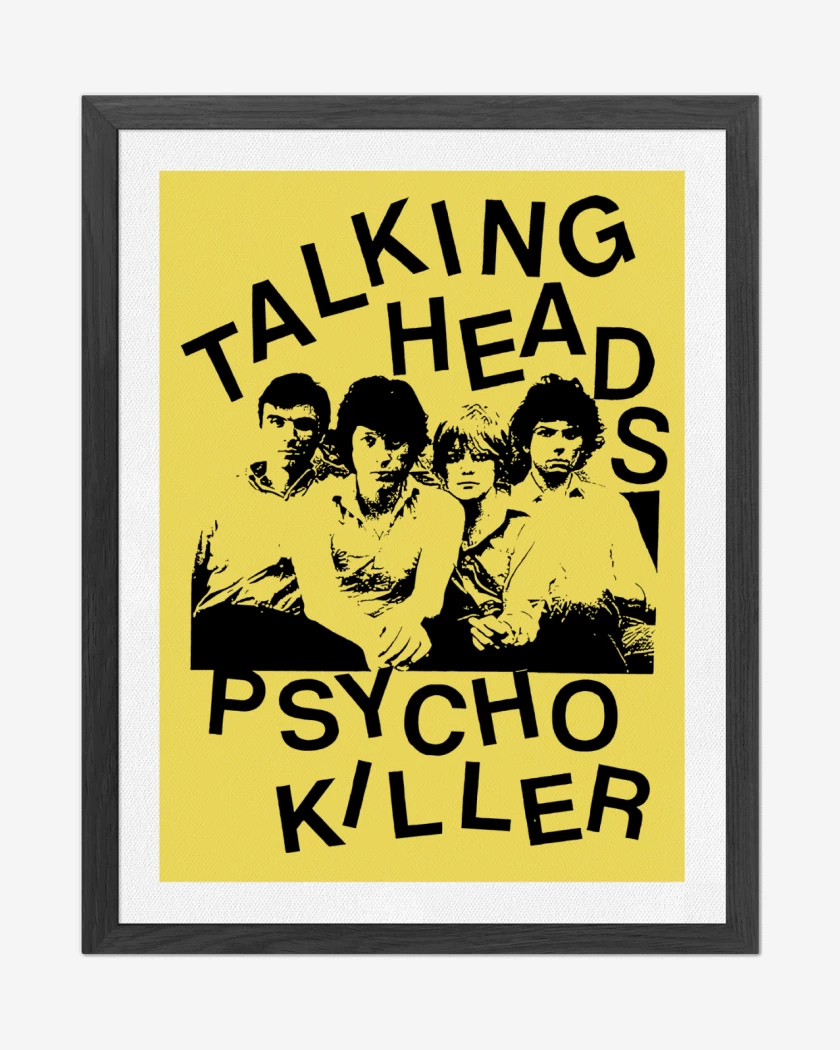 Cuadro decorativo Talking Heads Band
