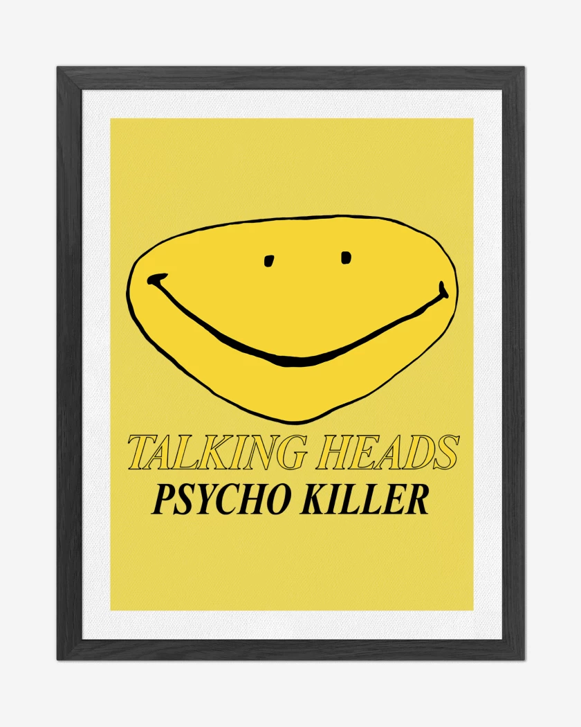 Cuadro decorativo Talking Heads Psycho Killer