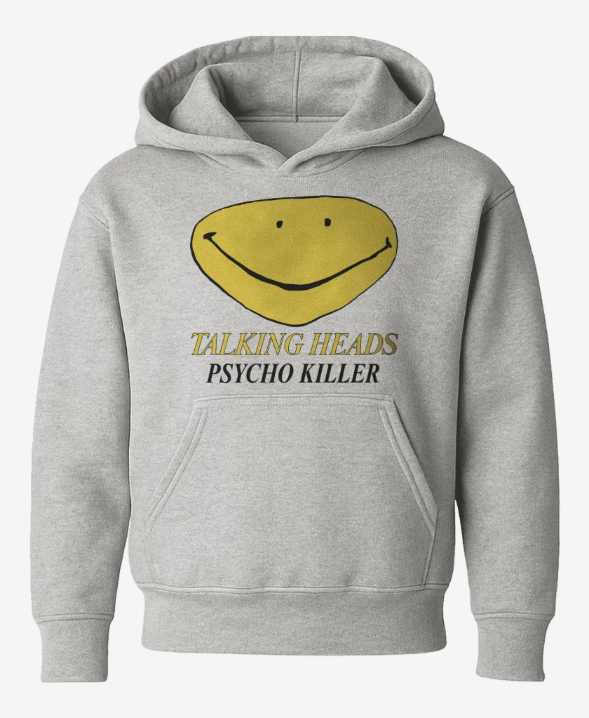 Poleron de niño Gris Melange de Talking Heads Psycho Killer